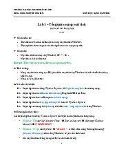 Lab 1 - Tổng quan về Mạng Máy Tính | Bài tập Mạng Máy Tính