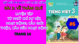 Giáo án điện tử Tiếng Việt 3 Tập 1 Bài 2 Kết nối tri thức: Về thăm quê - Luyện tập