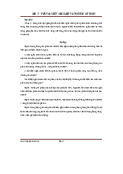 Bài củng cố kiến thức chương 5 môn xác suất thống kê| Đại học Kinh tế Quốc Dân