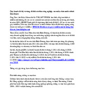 Quy hoạch đô thị và bảo vệ môi trường: Di dời cơ sở sản xuất ở TPHCM. Môn Môi trường | Đại học Công nghệ Thành phố Hồ Chí Minh