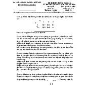 Đề thi cuối kỳ lý thuyết môn Xác suất thống kê| Trường Đại học Ngoại Thương