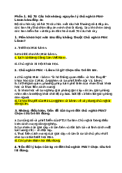 Bộ câu hỏi trắc nghiệm triết học - Triết học Mác - Lênin | Trường Đại học Vinh