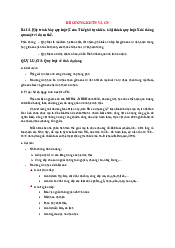 Đề Cương Khoa Học Tự Nhiên | Đại học Sư Phạm Hà Nội