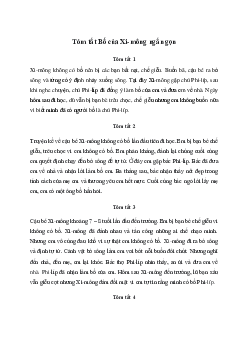 Tóm tắt tác phẩm Bố của Xi-mông (11 mẫu) - Chân trời sáng tạo