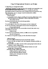 Chap 11. Organizational Structures and Designs môn Principle of Management | Trường Đại học Quốc tế, Đại học Quốc gia Thành phố Hồ Chí Minh