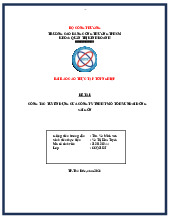 Công tác tuyển dụng của công ty trách nhiệm hữu hạn thương mại ô tô Hyundai Đông Sài Gòn | Môn Thực tập tốt nghiệp - Trường Cao đẳng Công thương Thành phố Hồ Chí Minh