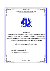 Anh chị hãy so sánh, phân tích cách xác định thẩm quyền quốc gia trong việc giải quyết các vụ việt, án kiện dân sự có yếu tố nước ngoài | Bài Tiểu luận Tư Pháp Quốc Tế | Trường Đại học Nội Vụ Hà Nội