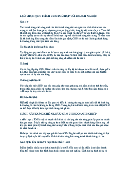 Chương 5 : Xây dựng chiến lược CRM