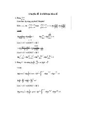 Lý thuyết và bài tập bổ trợ cho môn Giải tích 1 | Đại học bách khoa Hà Nội