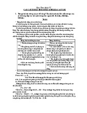 Câu hỏi lý thuyết lý sinh qua các năm