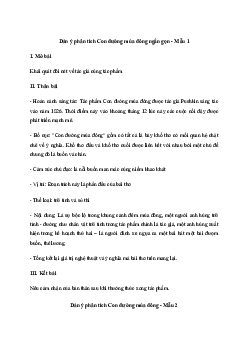 Văn mẫu lớp 11: Dàn ý phân tích bài thơ Con đường mùa đông | Kết nối tri thức