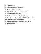 Câu hỏi mở môn xã hội học|Đại học Nội Vụ Hà Nội