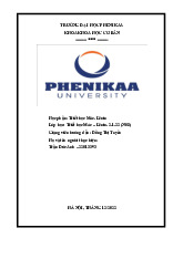 Bài tập lớn kết thúc học phần Triết học Mác – Lênin | Trường Đại học Phenikaa