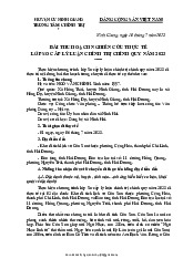 BÀI THU HOẠCH THỰC TẾ LỚP SƠ CẤP LÝ LUẬN CHÍNH TRỊ 2023
