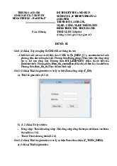 Đề thi cuối kỳ Môn Lập trình window 2 | Trường Cao đẳng Công nghệ Tây Nguyên