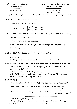 Đề minh họa Toán tuyển sinh lớp 10 năm 2019 – 2020 sở GD&ĐT Khánh Hòa