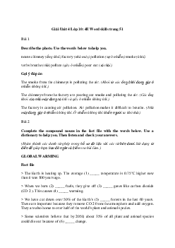 Giải Tiếng Anh 10 Unit 4: 4E Word skills | Friends Global