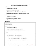 Bài thực hành làm quen với Javascipt-01 - Lập trình web | Trường Cao đẳng Kỹ thuật Công nghệ Nha Trang