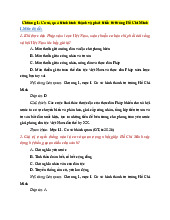 Đề cương môn Tư tưởng Hồ Chí Minh - Trường Đại học lao động -  xã hội.