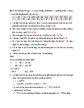 Bài tập Kinh tế lượng - Kinh tế học đại cương | Trường Đại học Bách khoa Thành phố Hồ Chí Minh