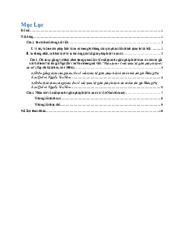 Bài tập học phần Xã hội học pháp luật của trường đại học Luật Hà Nội