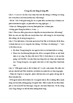 Soạn bài Củng cố, mở rộng trang 50 - Kết nối tri thức Văn 7