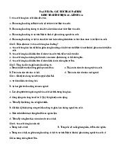 Ngân hàng câu hỏi trắc nghiệm kinh tế chính trị mác - lênin 200 câu