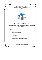 Quy luật lượng chất và  ứng dụng trong đời sống sinh viên  - Triết học Mác Lenin | Đại học Kinh Tế Quốc Dân
