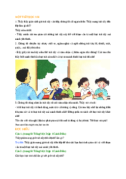 Giải SGK môn Tiếng việt 2 - Bài 7: Một tiết học vui (4)| Cánh Diều