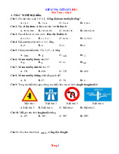 Bộ Đề Thi Giữa Học Kì 1 Toán 6 Năm 2025-2026 Có Đáp Án