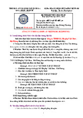 Đề thi KTHP Thực tập kỹ thuật Khóa 13 | Trường Đại học Công nghệ Đông Á