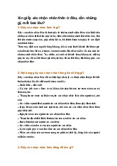 Xin giấy xác nhận nhân thân ở đâu, cần những gì, mất bao lâu?