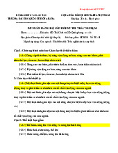 Đề cương GDTC - Khóa GE1020 - Thi Trắc Nghiệm Tổng Hợp | Đại học Quốc tế Hồng Bàng