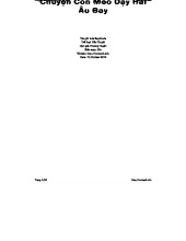 Con Mèo Dạy Hải Âu Bay - Tóm Tắt và Phân Tích Tác Phẩm Luis Sepúlveda