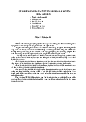 Quan điểm của Hồ Chí Minh về  vấn đề độc lập dân tộc - Triết học Mác Lenin| Đại học Kinh Tế Quốc Dân