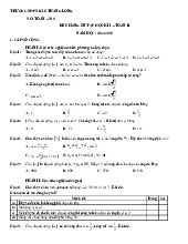 Đề cương học kì 1 Toán 11 năm 2024 – 2025 trường THPT Bắc Thăng Long – Hà Nội