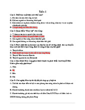 Trắc nghiệm Triết học Mác Lê Nin có đáp án | Đại học Nội Vụ Hà Nội