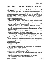 Đề cương môn Tư tưởng Hồ chí minh - trường đại học kinh tế- tài chính thành phố Hồ chí minh.
