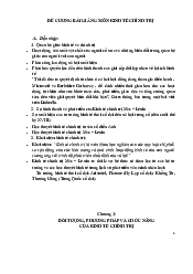 Đề cương bài giảng Kinh tế chính trị Mác-Lênin | Học viện Chính sách và Phát triển