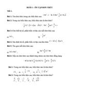 Câu hỏi trắc nghiệm Toán cao cấp | Trường Đại học Kinh tế – Luật, Đại học Quốc gia Thành phố Hồ Chí Minh