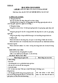 Chủ đề: Giữ gìn nhà cửa ngăn nắp, sạch dẹp - Tuần 13 | Hoạt động trải nghiệm 3 | Kết nối tri thức