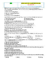 Bộ 10 đề thi thử tốt nghiệp THPT môn Lịch sử 2025 có đáp án