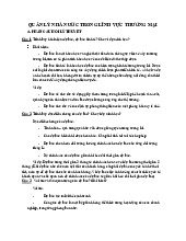 QUẢN LÝ NHÀ NƯỚC TRONG LĨNH VỰC THƯƠNG MẠI - Câu Hỏi & Nghiên Cứu. Môn Quản trị kinh doanh | Đại học Công nghệ Thành phố Hồ Chí Minh
