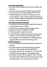 Câu hỏi luật chứng khoán | Đại học Nội Vụ Hà Nội