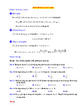 Chuyên Đề Cấp Số Cộng Và Cấp Số Nhân Ôn Thi Tốt Nghiệp Giải Chi Tiết