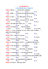 BÀI TẬP KIỂM TRA hòa hợp (no key)