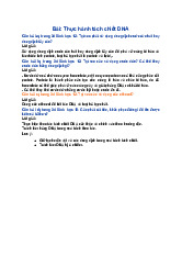 Giải SGK Sinh học 12 Kết nối tri thức Bài 6: Thực hành tách chiết DNA