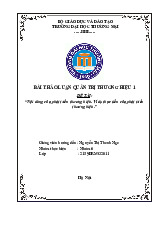 Nội dung của phát triển thương hiệu. Ví dụ thực tiễn của phát triển thương hiệu | Bài thảo luận Quản trị thương hiệu