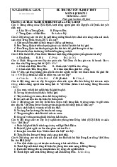 Đề thi thử tốt nghiệp 2025 Lịch sử Sở GD Bắc Giang