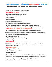 Tổng hợp 200 câu trắc nghiệm dược động học | Công nghệ sinh học | Đại học Tôn Đức Thắng